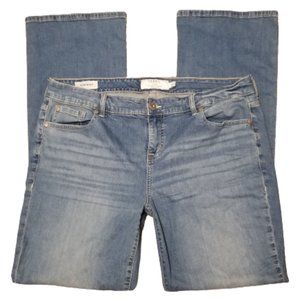 Torrid Sanded Slim Boot Stonewashed Bootcut Jeans